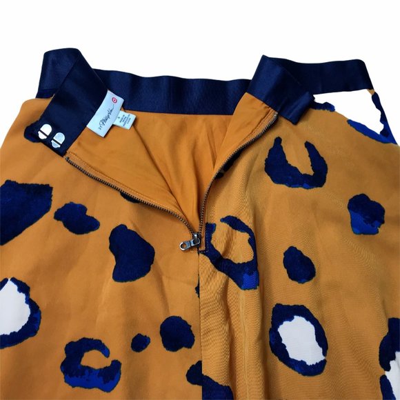 Women's Skirt Philip Lim Target Orange Blue 6 - Picture 5 of 12